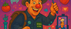 Georges le Clown - Explorateur et Influenceur Culino Clownesque