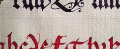 David Schneider calligraphe  - cours de calligraphie 