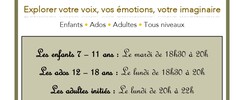 Théâtre des Murmures - Cours de théâtre Enfants - Ados - Adultes