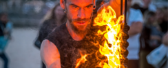 Capitaine Kawan - L'histoire d'une étincelle - Spectacle de feu