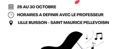 Stage de piano - Vacances de la Toussaint