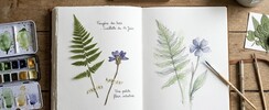 Botanique intuitive dans mon herbier