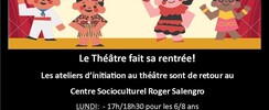 Centre socio-culturel R.Salengro - Ateliers théâtre enfants/ados