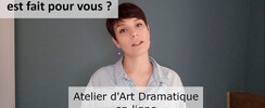 Atelier ArtDramatique en ligne - Cours de theatre en ligne