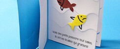 Le livre à toucher des petits poissons, à partir de 4 ans
