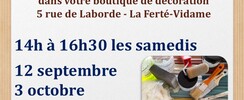 Atelier-découverte Relooking meubles et objets