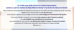 Contact Improvisation et BMC®