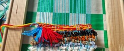 Atelier artistique : tissage sur cadre - Marina Vit