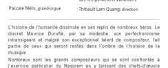Maurice Duruflé, le passé réinventé