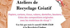 Atelier Arts et Lettres - Recycl'Art : recyclage créatif et artistique