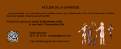 Atelier de la Garrigue - Cours de dessins de modèles vivants