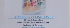 Atelier Yveline JAVER - Cours aquarelle,  acrylique, Huile
