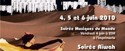 Festival AÏWAH à Nîmes les 4, 5 et 6 juin