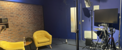 Studio d'enregistrement bien aménagé et équipé 