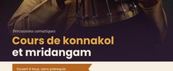 Balakumar Paramalingam  - Cours de Konnakol et Mridangam – Percussions