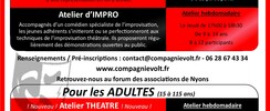 Cie VOLT Théâtre - Ateliers théâtre Nyons