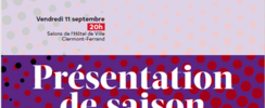 Choeur Régional d'Auvergne: Présentation de Saison