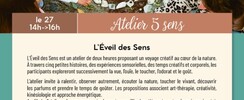 Atelier créatif « Les 5 sens » – Saint-Avé