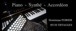 Dominique Poirier - Cours de piano, synthé, accordéon, formation musicale
