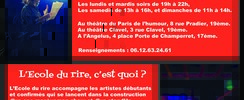 Paris de l'humour - L'Ecole du rire ouvre ses portes