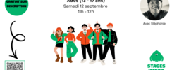 Stage découverte impro ados (13 - 17 ans) 