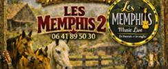 Les Memphis 2 Guitare Voix Harmonica en LIVE