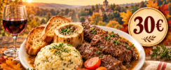 repas gourmand du terroir