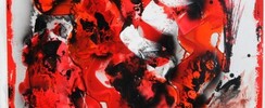 donne cours de peinture acrylique et techniques mixtes