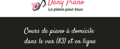 Dany Piano - Cours de piano à domicile Var 83 pour enfants et adultes