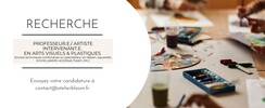Professeur·e d’art/Animateur.trice – Atelier d’art