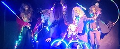 Cie Dreamlighters - Parade d'halloween lumineuse