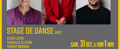 stage de danse avec M Elizéon, C Lutes et T Noonan