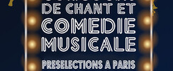 CONCOURS DE CHANT ET COMÉDIE MUSICALE 2018 !