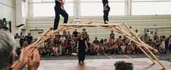 Les Cieux Galvanisés - 128 Kilos de Mélèze - Cirque autoporté
