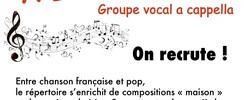 Rejoignez le groupe vocal a cappella À l'Air Libre !