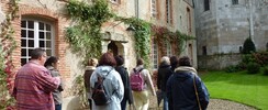Galerie d'exposition au Château de Gargilesse