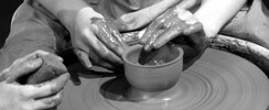 Atelier Neige et Feu - Poterie, Apprendre le tournage