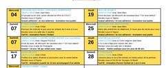 Programme d’activités novembre 2026 à l’Agora