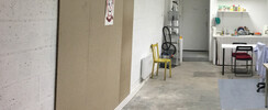 location d'atelier pour exposition temporaire