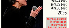 STAGE JAZZ VOCAL AOÛT 2026 interprétation & improvisation