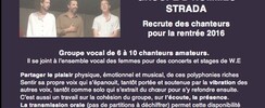 Strada Chiara Rentrée 2021 - Atelier Hommes Chant Polyphoniques d'Europe Traditions Orales