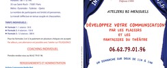 NADIA BAJI - DEVELOPPEZ VOTRE COMMUNICATION PAR LES PLAISIRS DU THEATRE