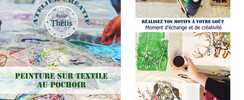 Chrystelle ATELIER THETIS - PEINTURE SUR TEXTILE AU POCHOIR