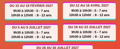  Stages théâtre 5 - 7 ans et 8 - 12 ans vacances scolaires