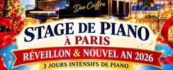 réveillon Saint-Sylvestre , stage de piano 3 jours intensifs