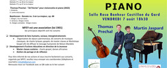 Concert violoncelle et piano