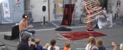 Compagnie Circo Criollo - L'Inmigrante, spectacle de rue et culture latine