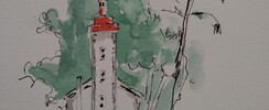 Stage d'été: croquis et aquarelle sur le vif avec L. Sureau