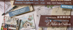 stage de dessin → aquarelle→ carnet de voyage