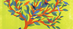 Cie Belle Pagaille - Bleu comme la feuille de l'arbre